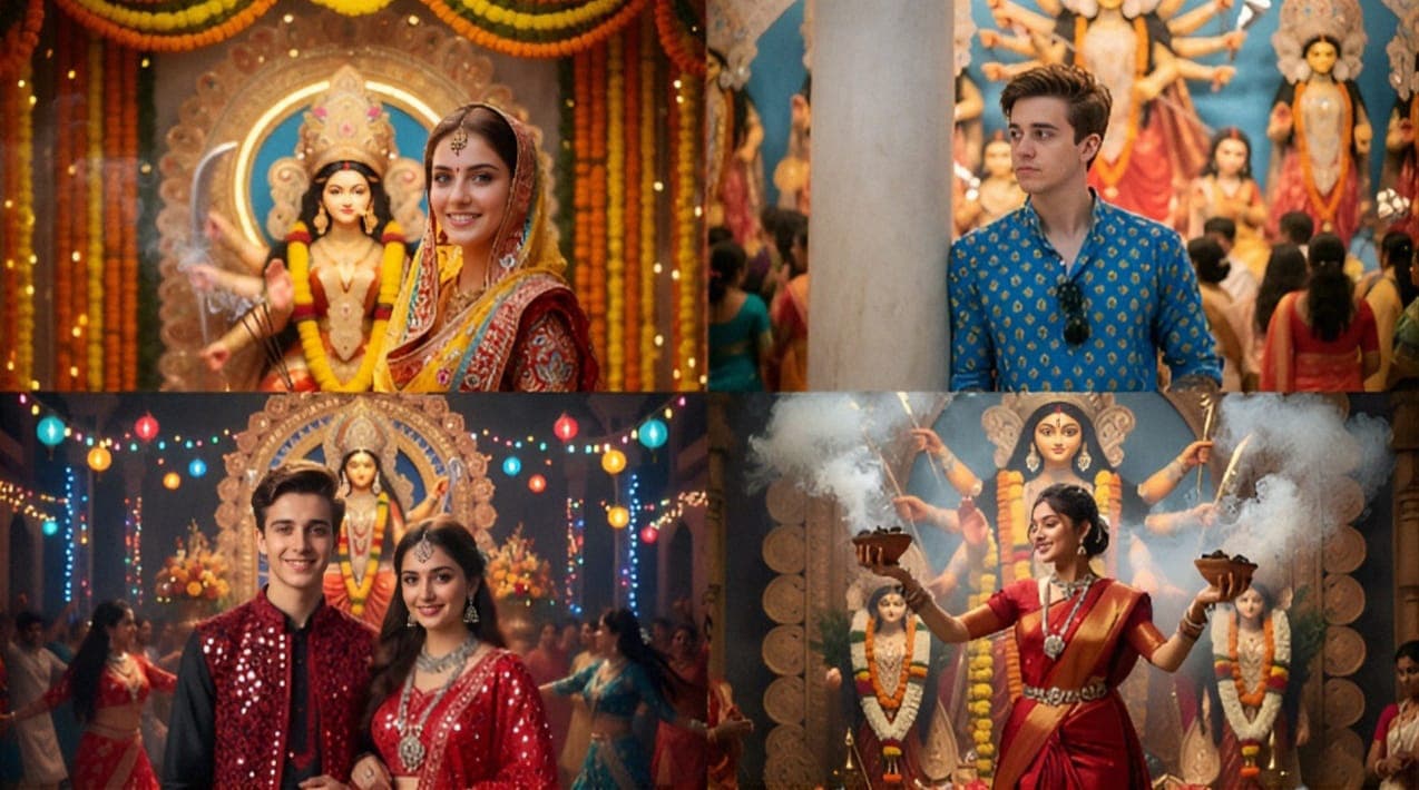 Navratri AI Image Prompt